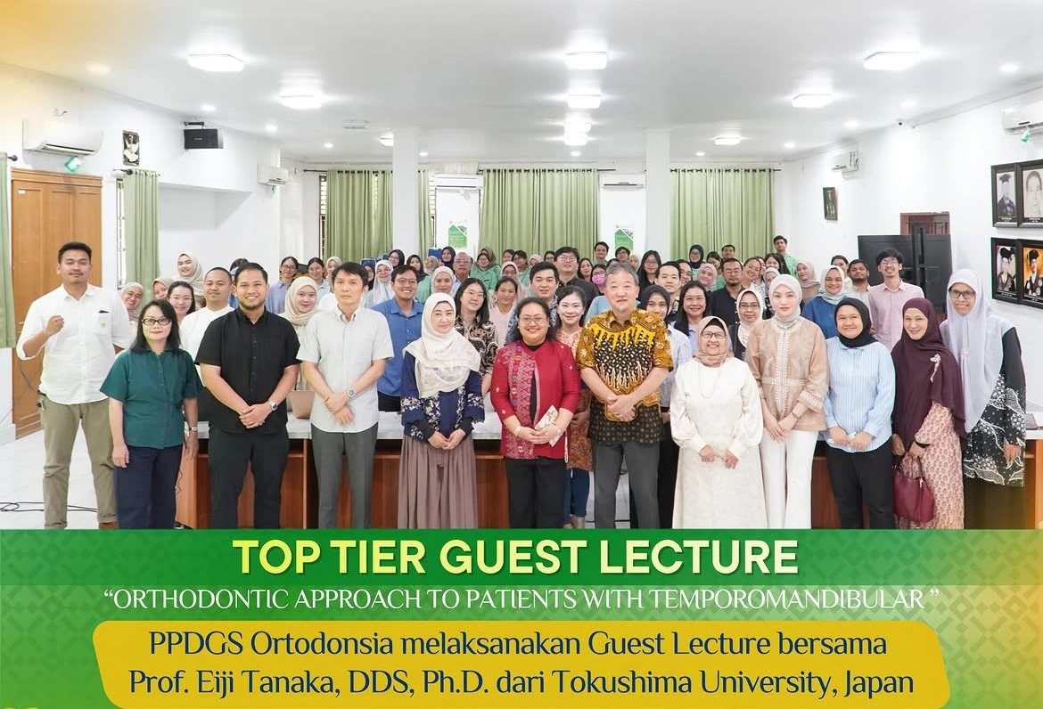 FKG USU Gelar Top Tier Guest Lecture Bersama Prof. Eiji Tanaka dari Tokushima University